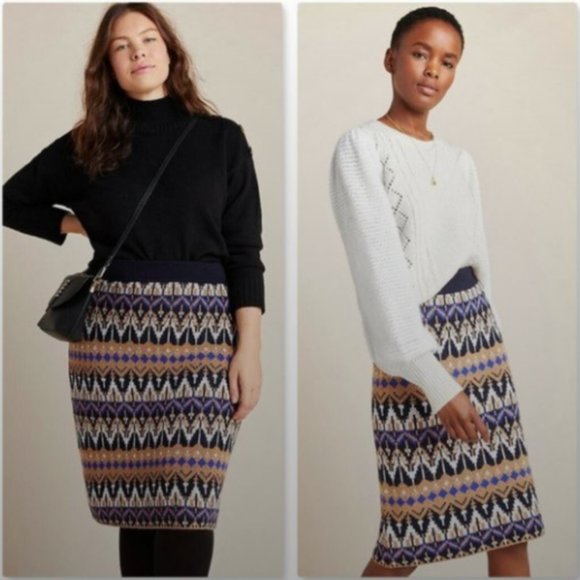 ✨SOLD✨ Anthropologie Saoirse Sweater Skirt - Picture 3 of 8